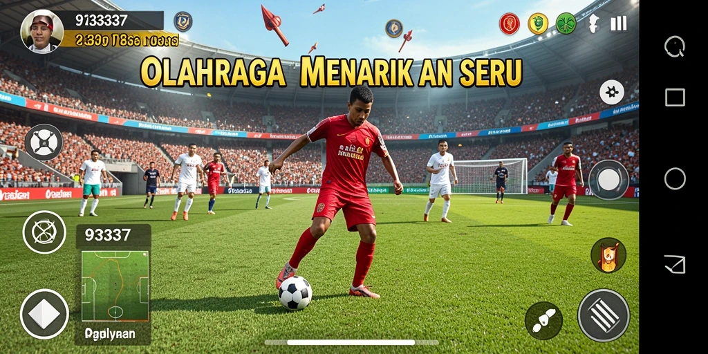Tampilan menarik dari gameplay olahraga dalam 93337.