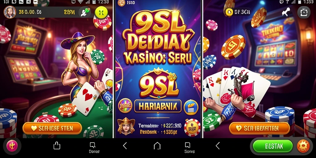 Screenshot gameplay 9SL yang menarik dalam suasana Kasino.