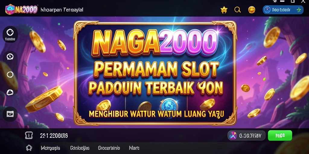 Tampilan gameplay NAGA2000 yang penuh warna dan menarik.