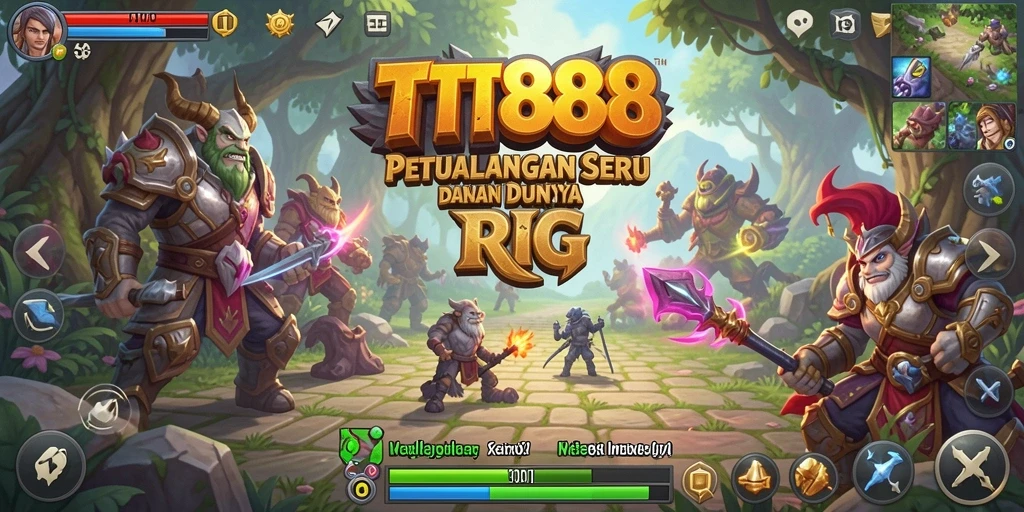 Tangkapan layar menampilkan aksi seru dalam permainan RPG.